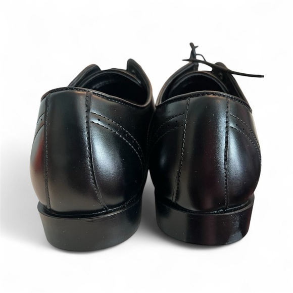 Classic Black Leather Derbys main image 4